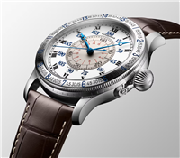 Orologio Longines Uomo Lindbergh in Acciaio L26784110 - L26784110